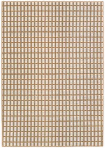 Woodnotes New York Teppich mit genähten Kanten 170 x 240 cm – Natur/Weiß