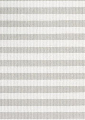 Woodnotes Big Stripe Carpet Sewn Edges 80x200 cm - Stone/White