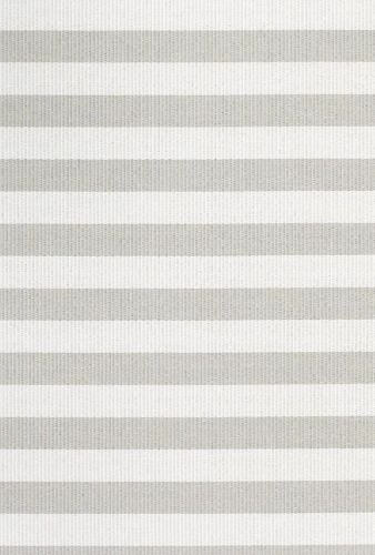 Woodnotes Big Stripe Carpet Sewn Edges 140x200 cm - Stone/White