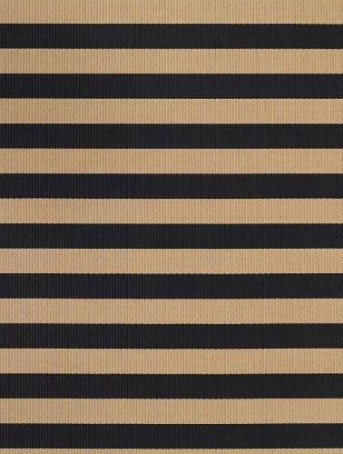 Woodnotes Big Stripe Carpet Sewn Edges 140x200 cm - Black/Natural