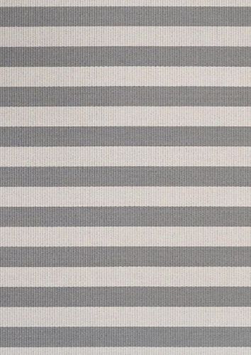 Woodnotes Big Stripe Carpet Sewn Edges 170x240 cm - Grey/Stone