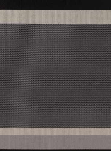 Woodnotes Panorama Carpet Sewn Edges 80x200 cm - Black/Light Grey