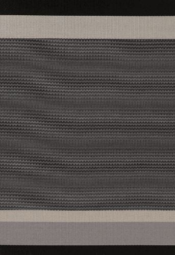 Woodnotes Panorama Carpet Sewn Edges 140x200 cm - Black/Light Grey