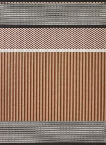 Woodnotes San Francisco Carpet Sewn Edges 80x200 cm - Reddish Brown/Stone