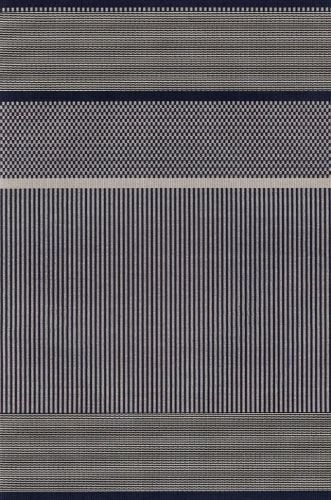 Woodnotes San Francisco Carpet Sewn Edges 140x200 cm - Dark Blue/Stone