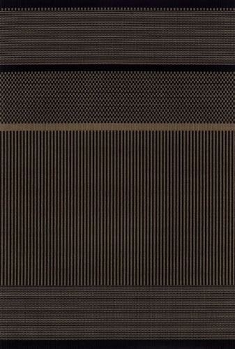 Woodnotes San Francisco Carpet Sewn Edges 140x200 cm - Black/Nutria