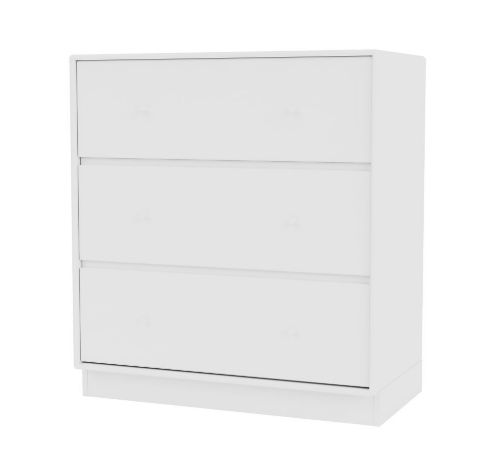 Montana QS Selection Carry Kommode med sokkel 7 cm 69,6x69,6 cm - 101 New White