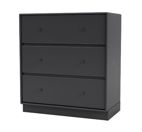 Montana Selection Carry Kommode med sokkel 7 cm 69,6x69,6 cm - 04 Anthracite