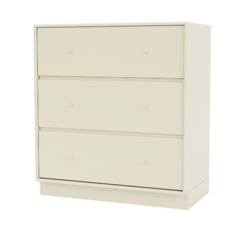 Montana Selection Carry Kommode med sokkel 7 cm 69,6x69,6 cm - 150 Vanilla
