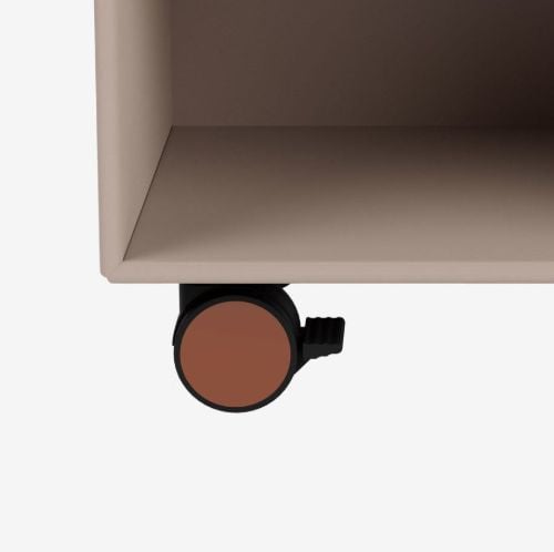 BRUG IKKE Montana SRCO Hjul til reolmodul 4 stk. H: 7,8 cm - 146 Hazelnut