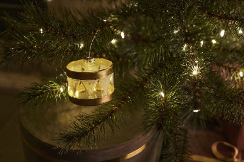 Sirius Elly Weihnachtskugel Ø: 7 cm x H: 5,5 cm - Gold