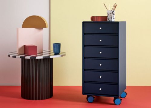 VERWENDEN SIE NICHT Montana SRCO Rollen für Regalmodul 4 Stk. H: 7,8 cm - 165 Beetroot