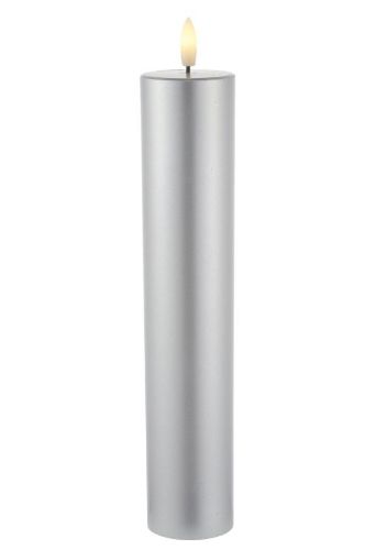 Sirius Sille Exclusive Batteridrevet Stearinlys H: 25 cm - Sølv