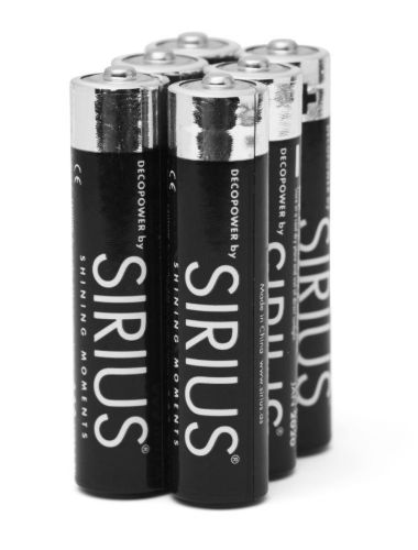 Sirius AAAA DecoPower by Sirius 6stk Batterier