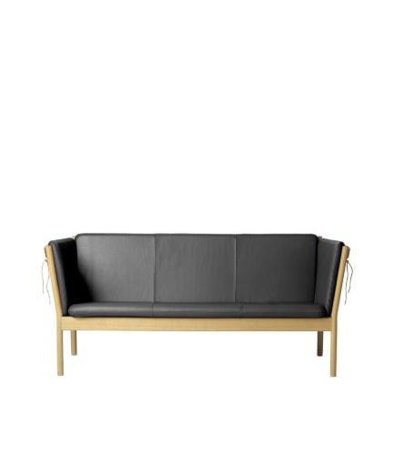FDB Møbler J149 3 pers. sofa Erik Ole Jørgensen L: 185 cm - Natur Eg/Sort