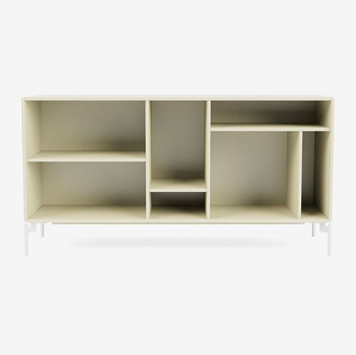 Montana Mega 200801 Beistelltisch mit Beinen 115,2x38 cm - 150 Vanille / Schnee