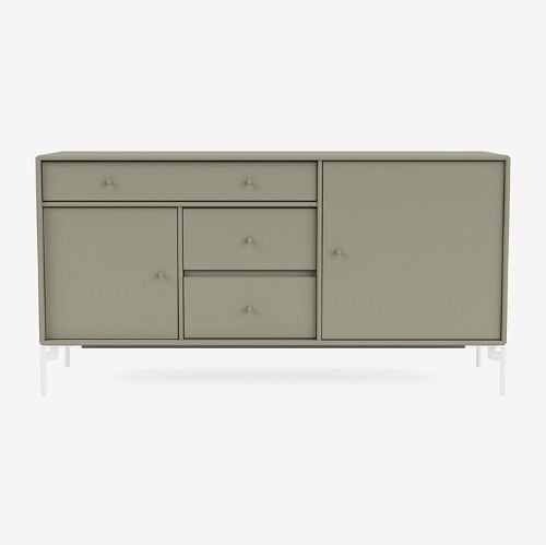 Montana Mega 200802 Beistelltisch mit Beinen 115,2x38 cm - 144 Fenchel / Schnee
