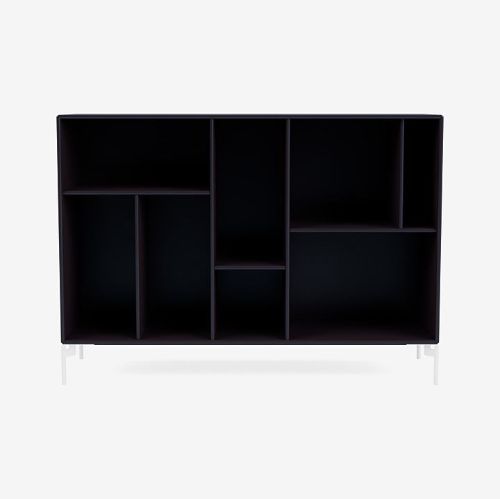 Montana Mega 201201 Beistelltisch mit Beinen 115,2x38 cm - 04 Anthrazit / Schnee