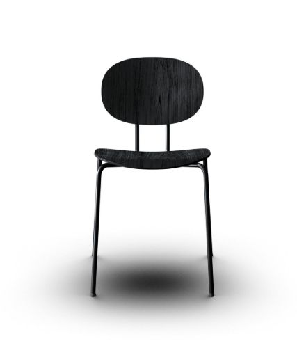 Sibast Furniture Piet Hein Chair SH: 45 cm - Black Oak