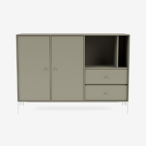 Montana Mega 201203 Beistelltisch mit Beinen 115,2x38 cm - 144 Fenchel / Snow