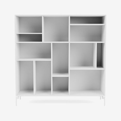 Montana Mega 201801 Beistelltisch mit Beinen 115,2x38 cm - 101 NewWhite / Snow