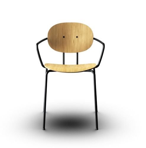 Sibast Furniture Piet Hein Chair w. Armrest SH: 45 cm - Oil Oak