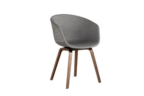 HAY AAC 23 About A Chair SH: 46 cm - Lacquered Walnut Veneer/Remix 152