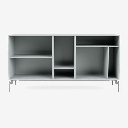 Montana Mega 200801 Beistelltisch mit Beinen 115,2x38 cm - 156 Oyster / Mattchrom