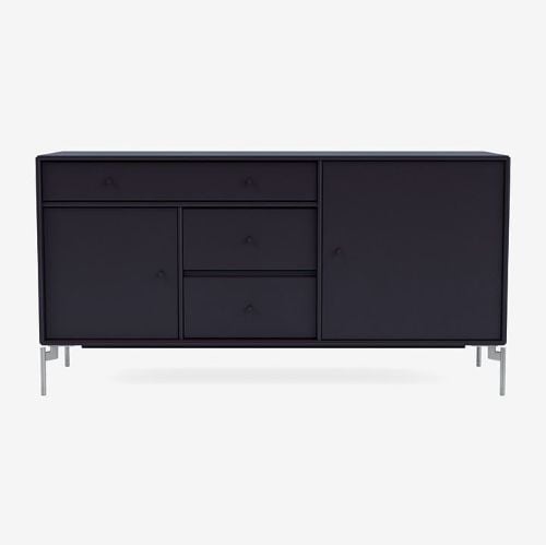 Montana Mega 200802 Beistelltisch mit Beinen 115,2x38 cm - 147 Shadow / Food Room