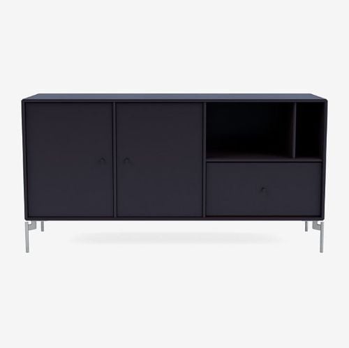 Montana Mega 200803 Beistelltisch mit Beinen 115,2x38 cm - 147 Shadow / Food Room