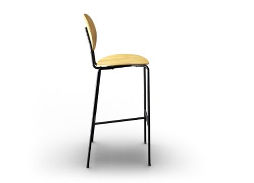 Sibast Furniture Piet Hein Barstuhl SH: 75 cm – Öleiche