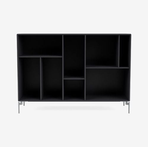 Montana Mega 201201 Beistelltisch mit Beinen 115,2x38 cm - 04 Anthrazit / Mattchrom