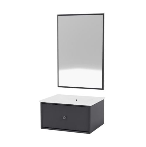 Montana Bathroom Type 1 - 04 Anthracite / Beige Grains Table Top