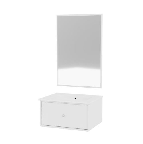 Montana Bathroom Type 1 - 101 New White / Beige Grains Table Top