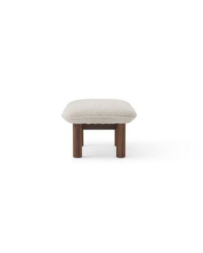 Audo Copenhagen Brasilianischer Ottomane H: 40 cm – Walnuss/Moos