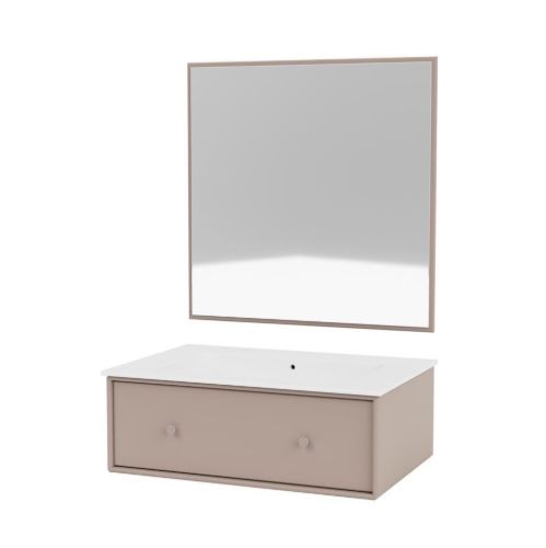 Montana Bathroom Type 2 - 137 Mushroom / White Table Top