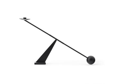 Audo Copenhagen Interconnect Candleholder H: 41,5 cm - Black