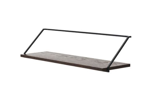 Audo Copenhagen Rail Hylde B: 92 cm - Dark Stained Oak