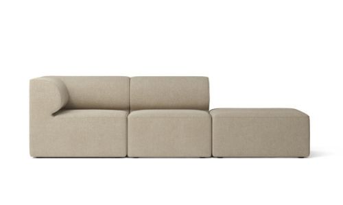 Audo Copenhagen Eave Hjørne Modulsofa 86 3 Pers. Venstrevendt med Puf L: 236 cm - Bouclé 02