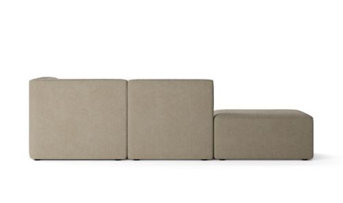 Audo Copenhagen Eave Corner Modular Sofa 86 3 Pers. Nach rechts gerichtet mit Pouf L: 247 cm - Bouclé 02