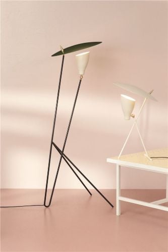 Warm Nordic Silhouette Stehlampe H: 140 cm – Schwarz Noir