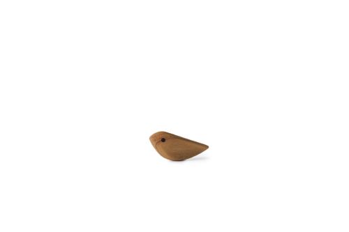Warm Nordic Twirling Bird Small 3,6x8,5 cm - Teak