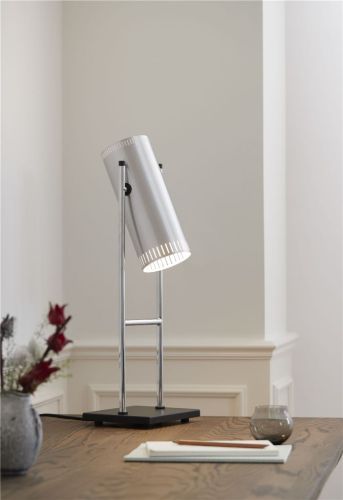 Warme nordische Trombone-Tischlampe – Aluminium
