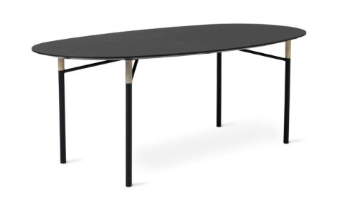 Warm Nordic Affinity Esstisch L: 199 cm - Schwarz