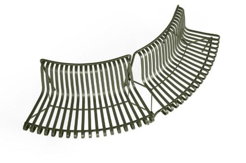HAY Palissade Park Esszimmerbank Out-Out Starter Set/2er-Set L: 275,5 cm – Oliv