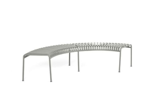 HAY Palissade Park Bench Incl. Middle Leg L: 218 cm - Sky Grey