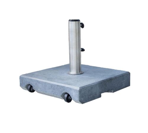 Cane-line Outdoor Parasolfod m. Hjul 50 kg - Matt Grey Granite