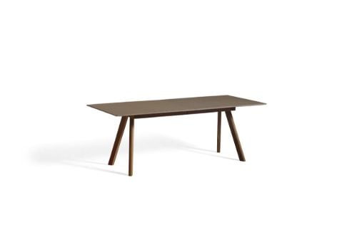 HAY CPH 30 Extendable Table 200x90x74 cm - Lacquered Solid Walnut/Lacquered Walnut Veneer