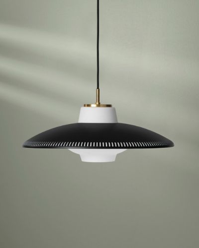 Warm Nordic Opal Shade Pendel Ø: 43 cm - Black Noir