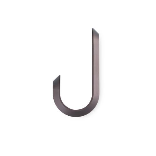 Normann Copenhagen Curve Mini Haken 2 Stk. H: 5,8 cm - Mattbraun